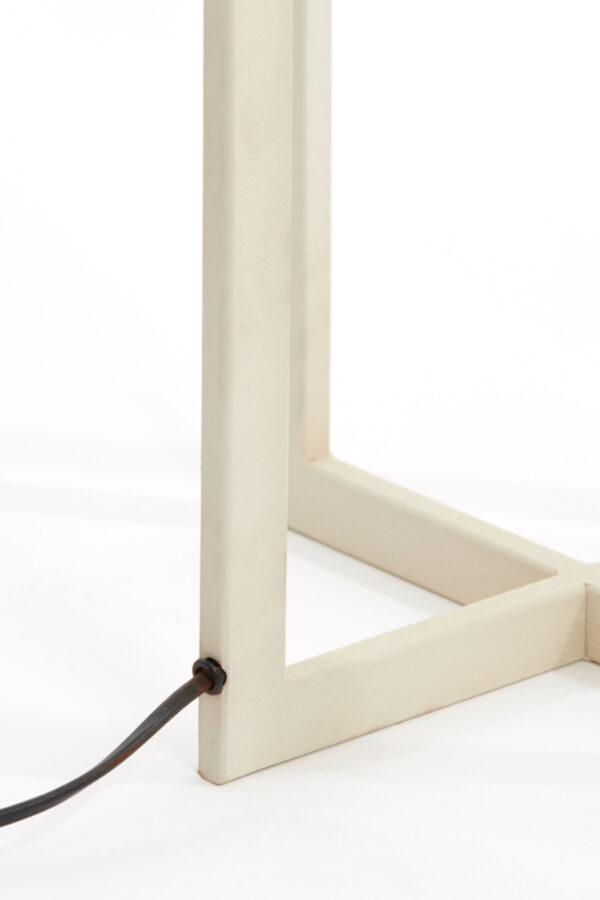 Vierkante lange lampenvoet wit Light & Living Mace - H 140 cm - Image 4