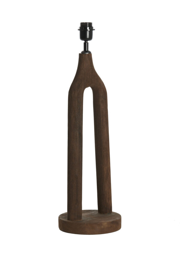 Moderne houten lampvoet in stijlvol design Light & Living Xitta - H 55 cm - Image 3