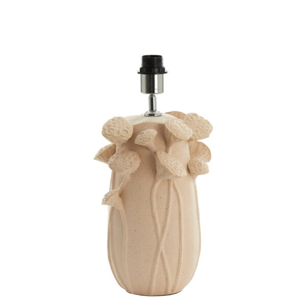 Keramische lampenvoet met bloemmotief Light & Living Lavci - H 32 cm