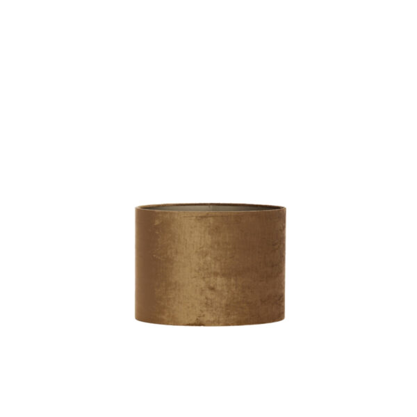 Gouden cilindervormige lampenkap Light & Living Gemstone - H 19 cm