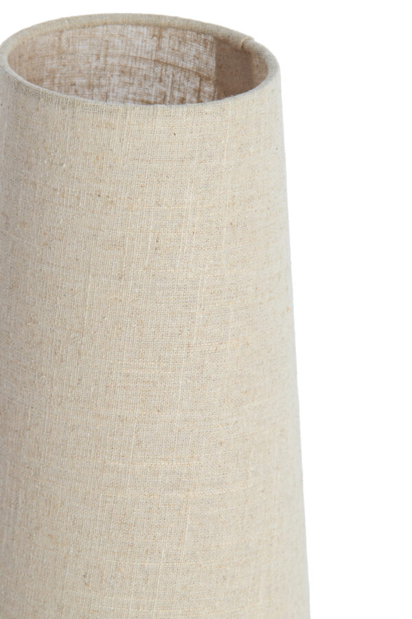 Beige stoffen tafellamp conisch Light & Living Howie - H 52,5 cm - Image 3