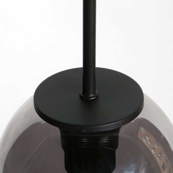 Hanglamp met kleine rookglas druppelkap Mexlite HaloSwap - Ø 15 cm - Image 7