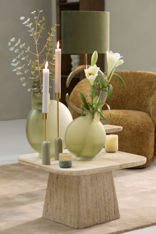 Gouden ringvormige lampenvoet Light & Living Lune - H 50 cm - Image 4