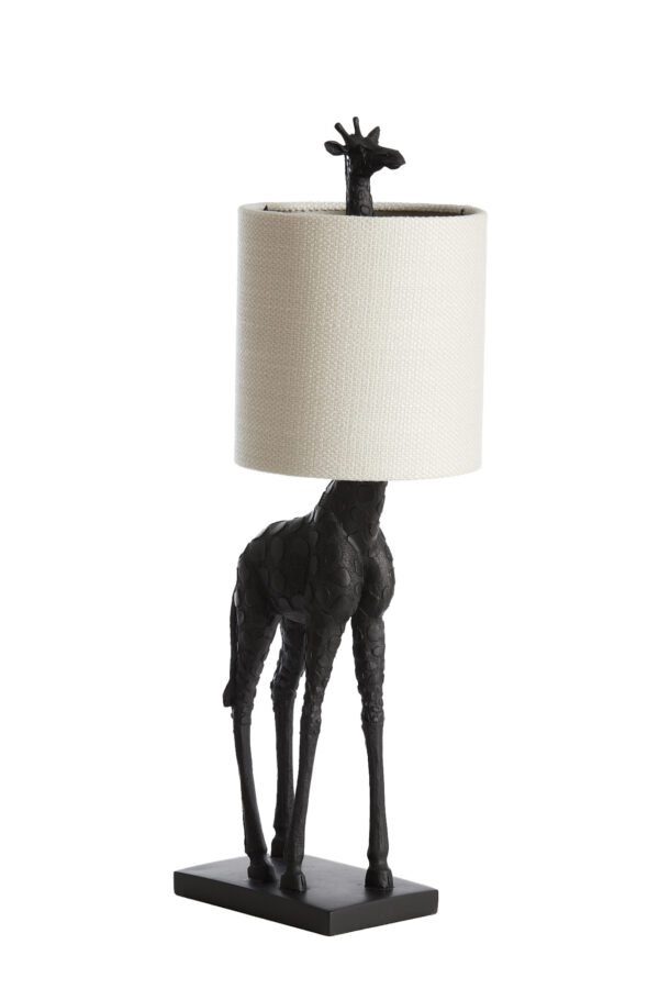 Giraffe tafellamp met witte kap Light & Living Giraffe - H 68 cm - Image 3