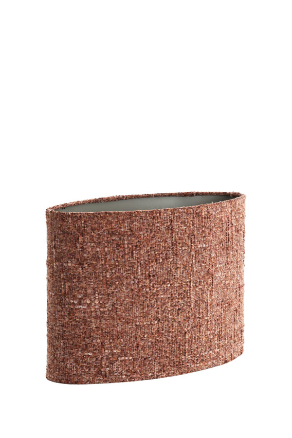 Stoffen lampenkap bruin cilinder Light & Living Osire - H 32 cm - Image 3
