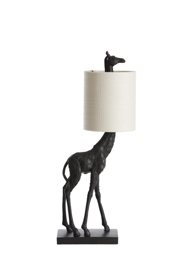 Giraffe tafellamp zwart ontwerp Light & Living Giraffe - H 61 cm - Image 2