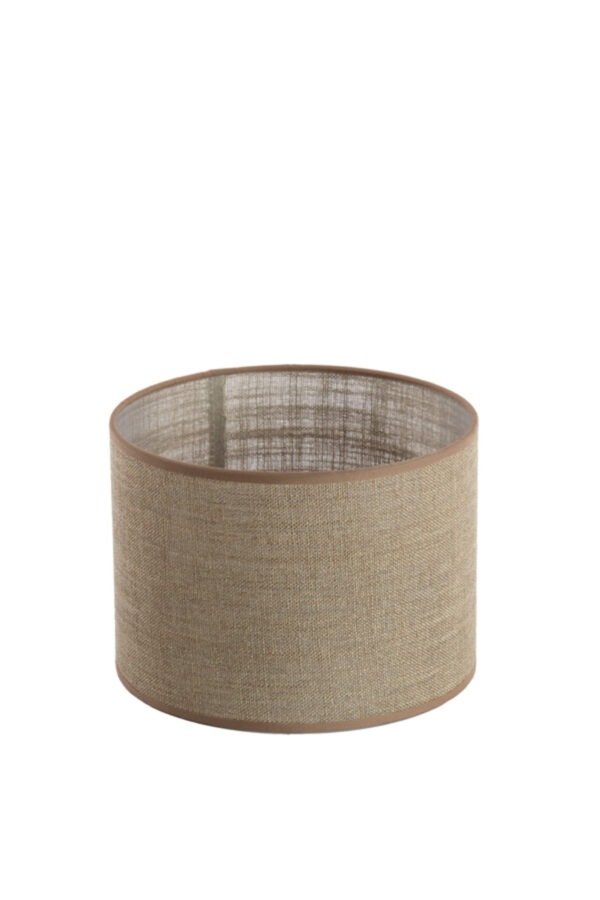 Beige stoffen lampenkap cilindervormig Light & Living Caden - Ø 25 cm - Image 3