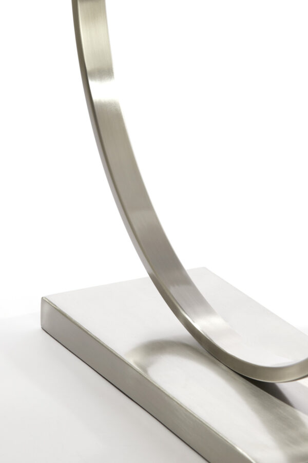 Zilveren tafellamp Light & Living Liva in modern design – H 62 cm - Image 5