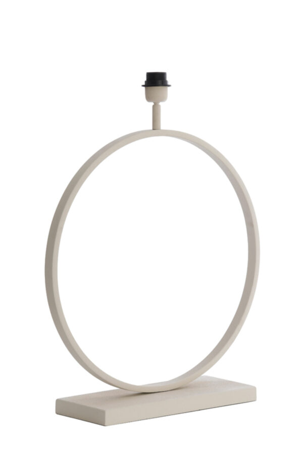 Ronde moderne lampenvoet wit Light & Living Liva - H 64 cm - Image 3