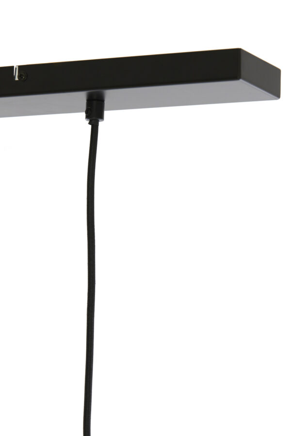 Grijze glazen hanglamp trio Light & Living Solna - B 120 cm - Image 5