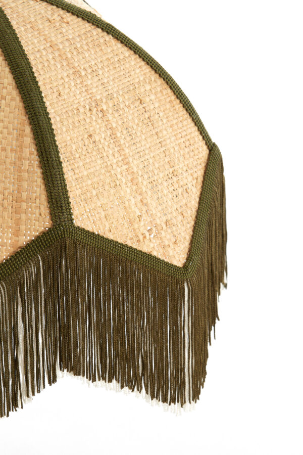 Rotan lampenkap met franjes Light & Living Sulina - Ø 35 cm - Image 4