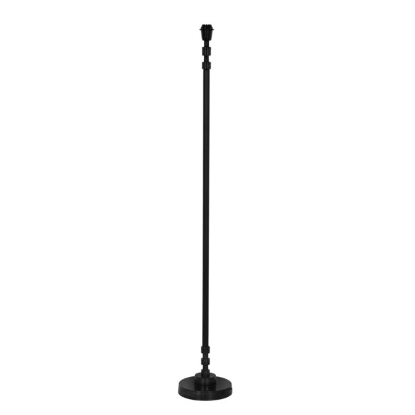 Zwarte lampenstandaard verstelbaar Light & Living Bhutan - H 145 cm
