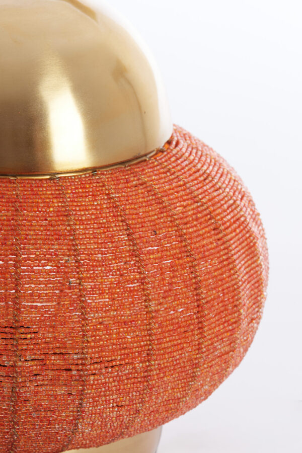 Gouden hanglamp met oranje patroon Light & Living Cetara - Ø 26 cm - Image 3