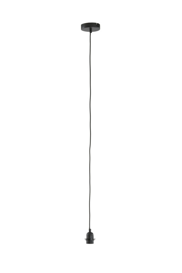Zwarte ophangpendel minimalistisch design Light & Living Viggo - Ø 5,5 cm - Image 2