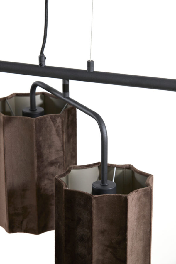 Industriële bruine hanglamp metaal Light & Living Edisa - B 160 cm - Image 5
