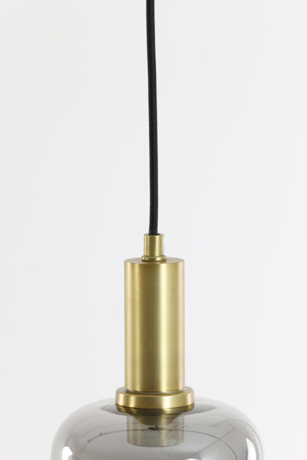 Glazen hanglamp met gouden accenten Light & Living Lekar - Ø 21 cm - Image 4