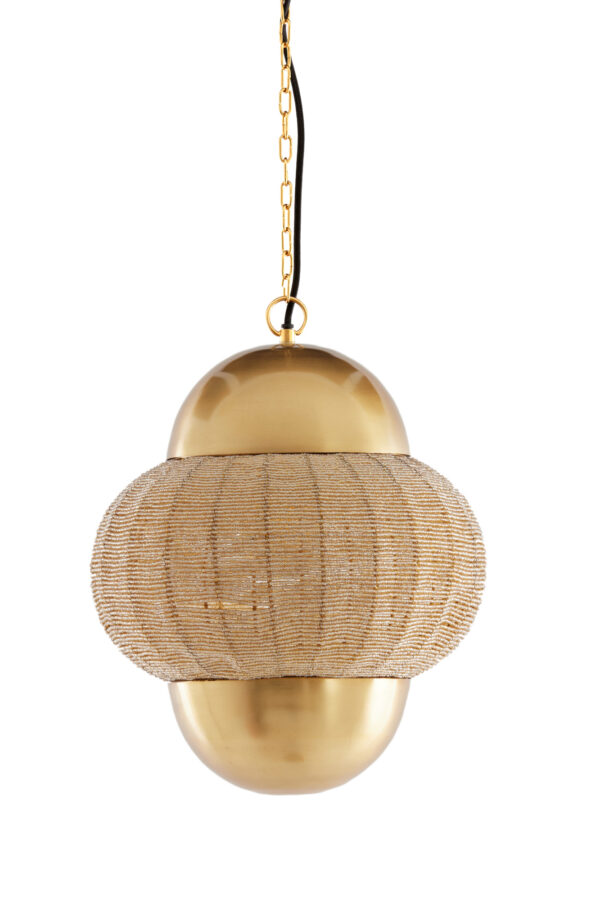 Gouden kralen hanglamp decoratief Light & Living Cetara - Ø 33 cm - Image 2