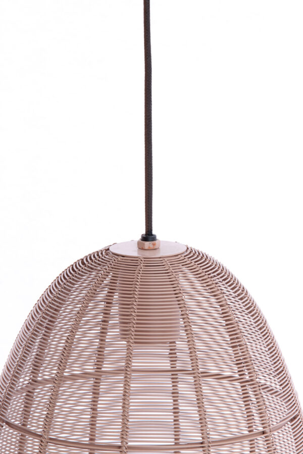Koepelvormige rotan hanglamp naturel Light & Living Oliveria - Ø 25 cm - Image 5