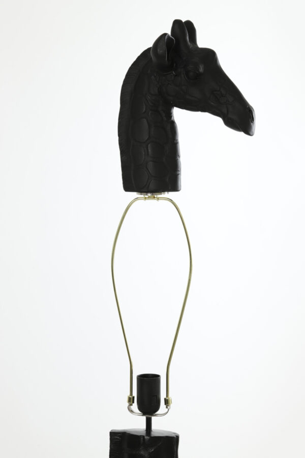 Zwarte grote giraffe vloerlamp Light & Living Giraffe - H 184 cm - Image 7