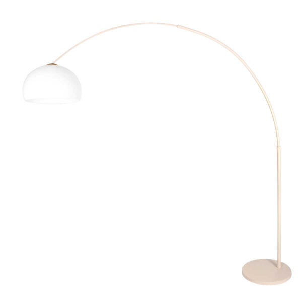 Beige booglamp design met witte kap Steinhauer Sparkled Light - Image 2