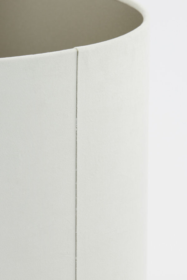 Witte lampenkap in cilindervorm Light & Living Velours - Ø 20 cm - Image 6