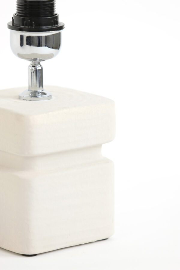 Witte lampenvoet klassiek Light & Living Amta - H 24,5 cm - Image 6