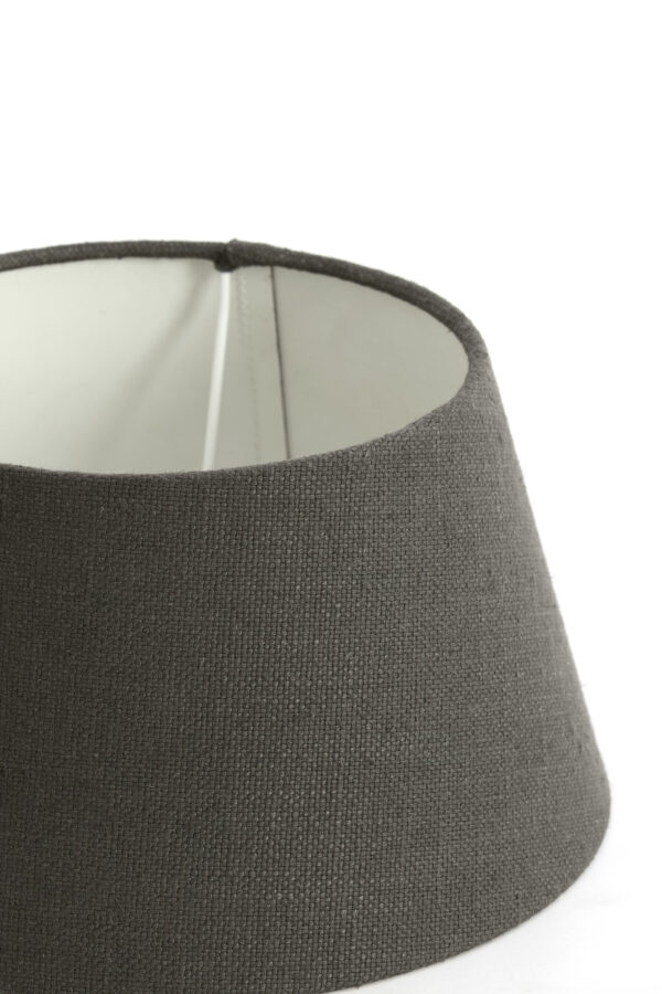 Zwarte conische lampenkap stof Light & Living Livigno - Ø 25 cm - Image 3