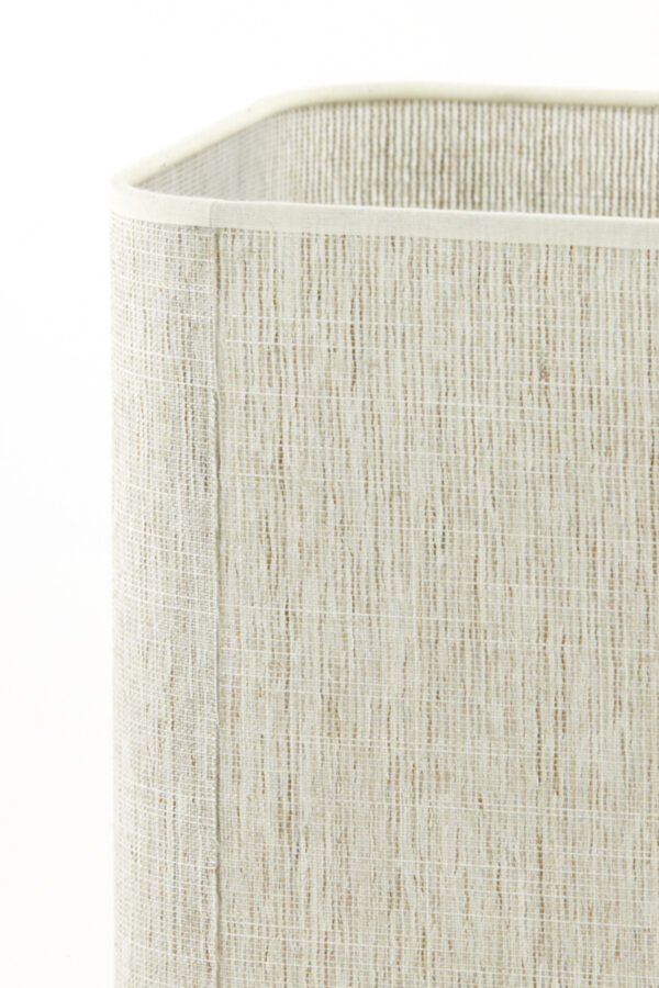 Lampenkap vierkant beige textuur Light & Living Breska - H 26 cm - Image 4