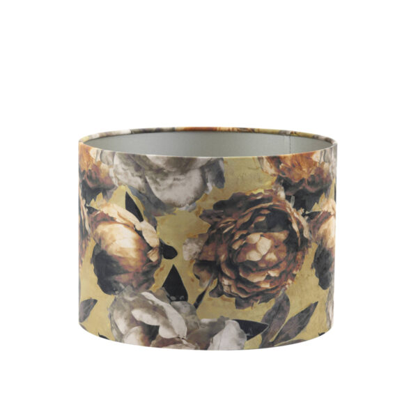 Bloemen lampenkap goudtint Light & Living Rosa Victoria - Ø 30 cm
