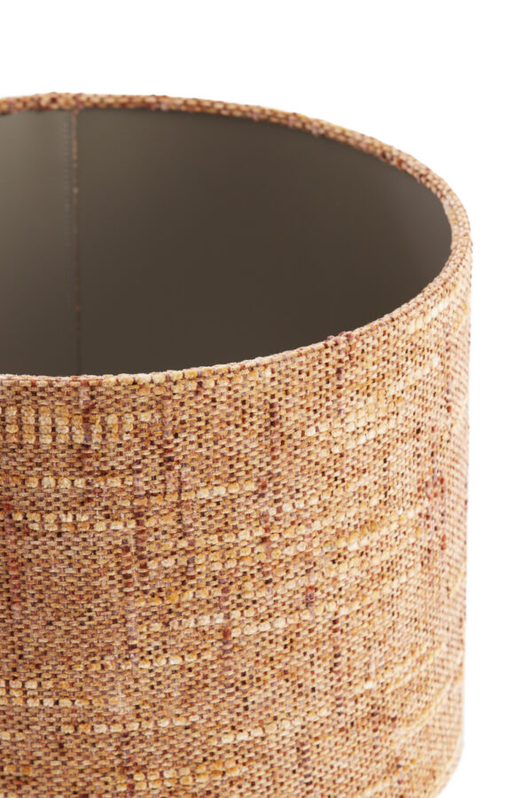 Bruin geweven lampenkap cilindervormig Light & Living Osire - Ø 40 cm - Image 3