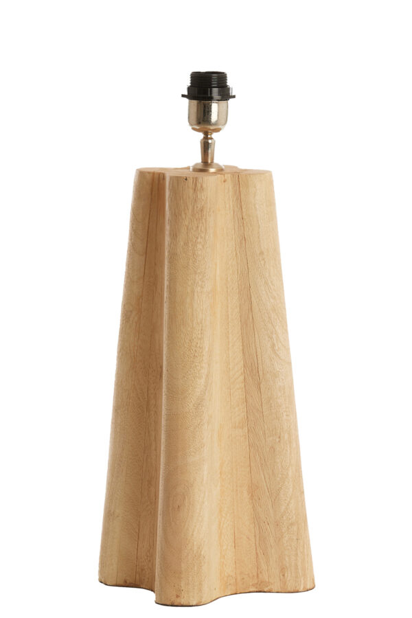 Houten lampvoet conisch vormig Light & Living Navelli - H 40 cm - Image 3