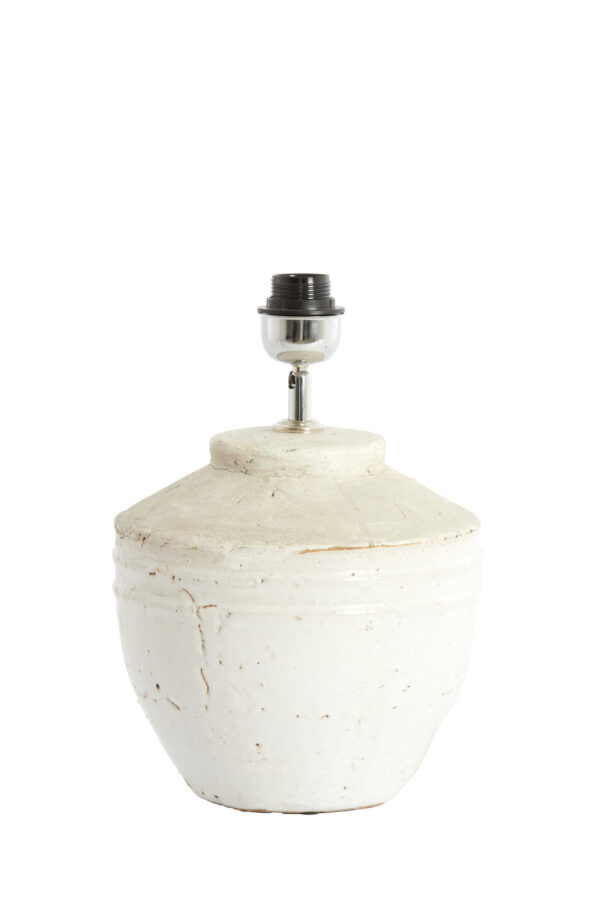 Witte keramische tafellamp Light & Living Toba – H 35 cm - Image 2