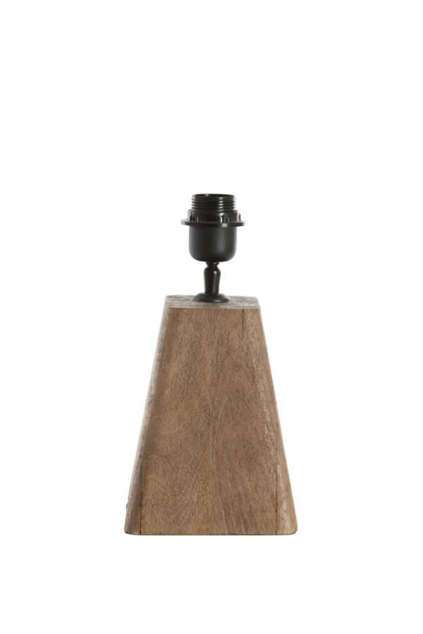 Houten lampvoet met stevige fitting Light & Living Kardan - H 19 cm - Image 4