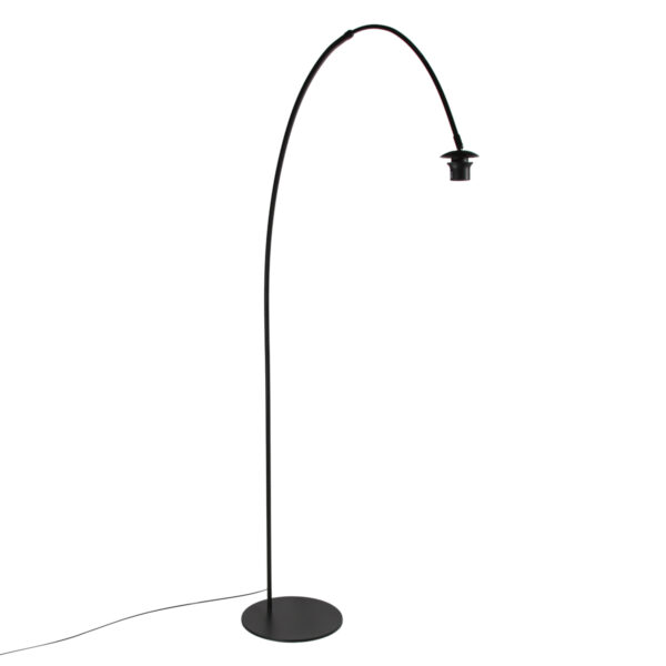 Simpele booglamp zwart met grijze kap Anne Lighting Curve - Image 15
