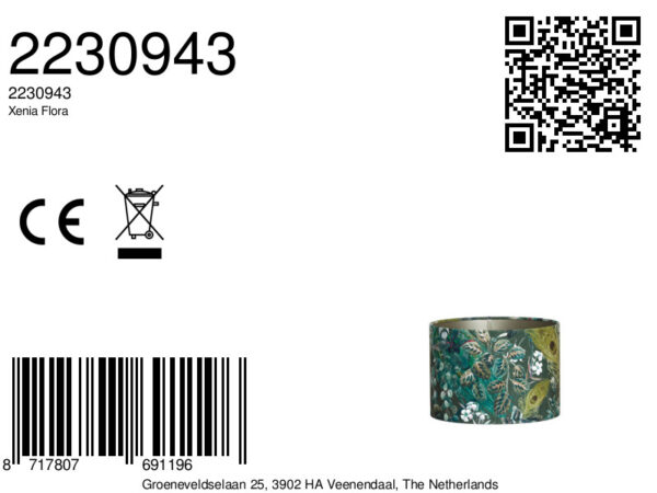Lampenkap groen botanisch design Light & Living Xenia Flora - Ø 30 cm - Image 7