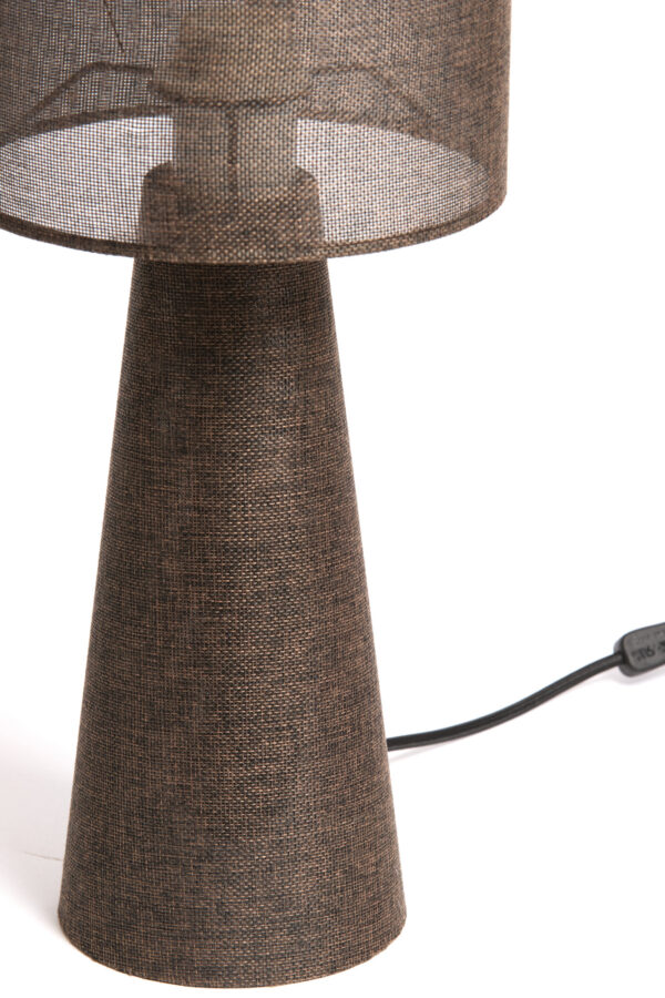 Bruine traditionele tafellamp Light & Living Micky - H 58 cm - Image 7