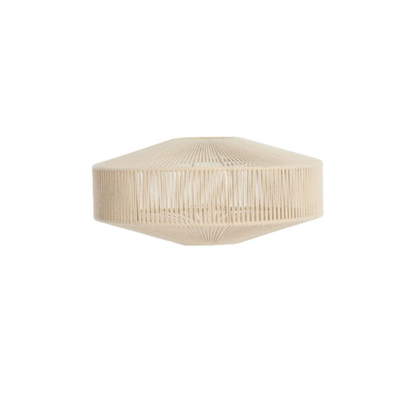 Gebreide lampenkap beige Light & Living Biljana - Ø 43 cm
