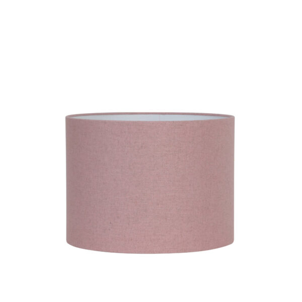 Cilindervormige lampenkap in roze stof Light & Living Livigno - Ø 40 cm
