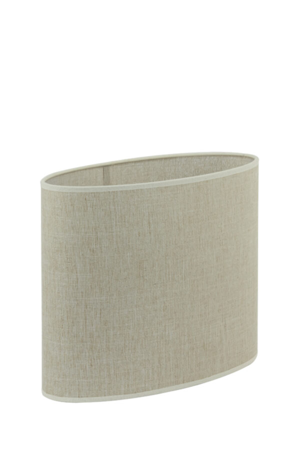 Beige lampenkap in cilindervormige stoffen Light & Living Breska - H 25 cm - Image 3