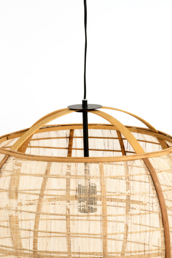 Rotan hanglamp natuurlijk design Light & Living Reeva - Ø 58 cm - Image 3