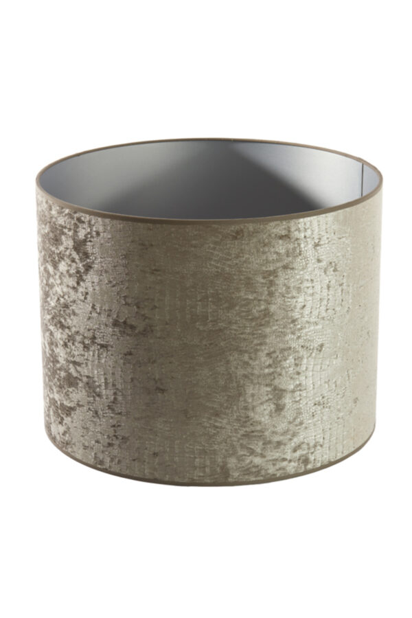 Stoffen lampenkap zilver cilindervormig Light & Living Chelsea - Ø 50 cm - Image 3