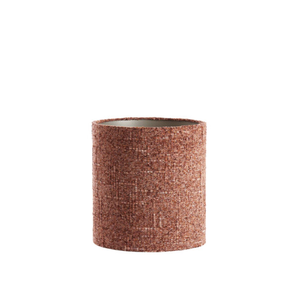 Terracotta cilindervormige lampenkap stof Light & Living Osire - Ø 30 cm