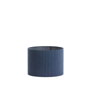 Cilindervormige lampenkap in blauw stof Light & Living Harper - Ø 25 cm