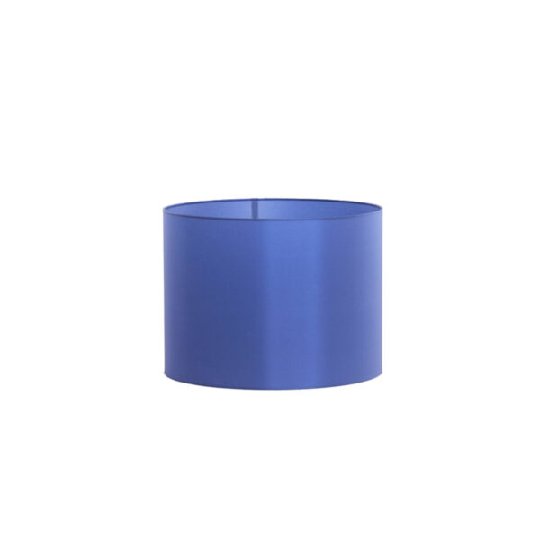 Blauwe cilinder lampenkap stof Light & Living Paradox - Ø 30 cm