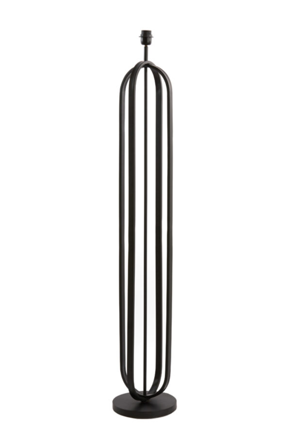 Zwarte metalen lampvoet Light & Living Aster - H 140 cm - Image 2