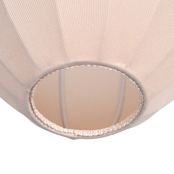 Beige textiele druppelvormig kapje Mexlite - Ø 25 cm - Image 6