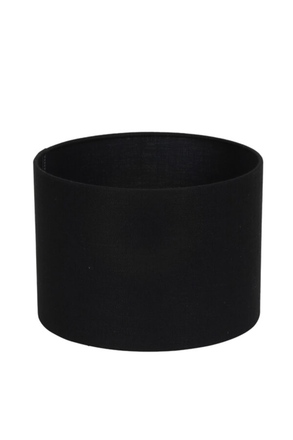 Zwarte cilindervormige lampenkap voor sfeer Light & Living Livigno - Ø 20 cm - Image 6