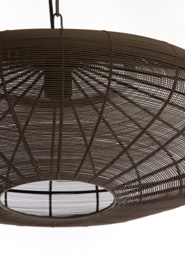 Ronde hanglamp met draadkoepel Light & Living Bahoto - Ø 60 cm - Image 5