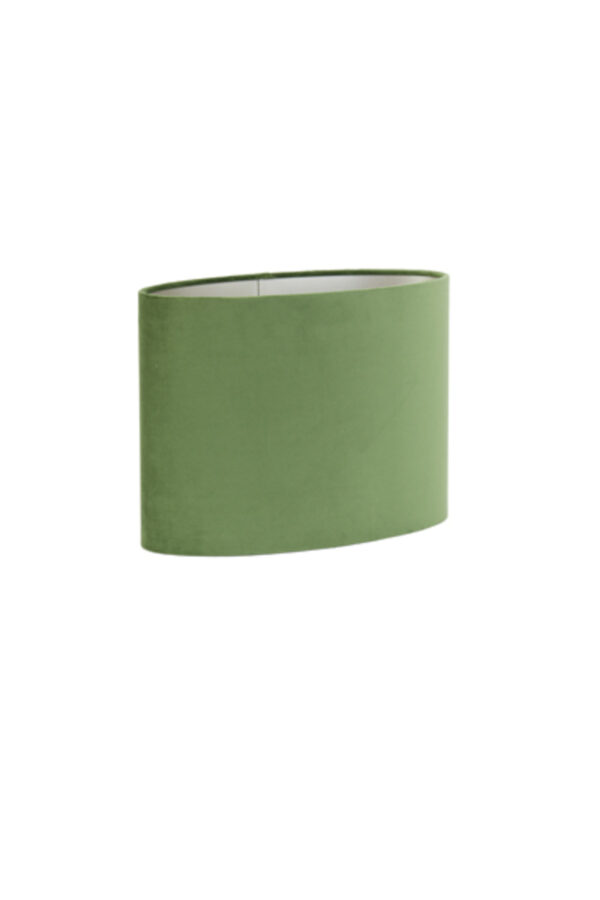 Groene lampenkap cilindervorm Light & Living Velours - H 28 cm - Image 3