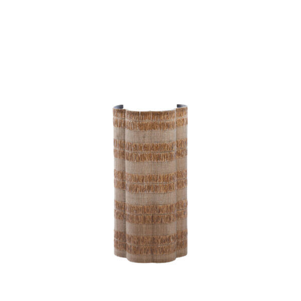 Rieten lampenkap met patroon Light & Living Verdantia - H 30 cm